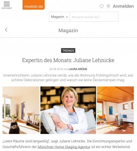 Juliane Lehnicke bei moebel.de im Interview